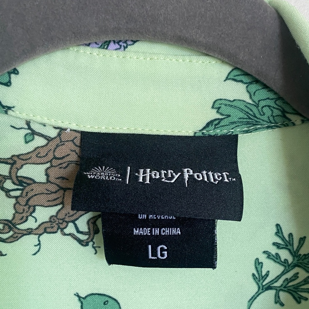 Warner Bros. Harry Potter Green Botanical Shirt - Picture 2 of 7